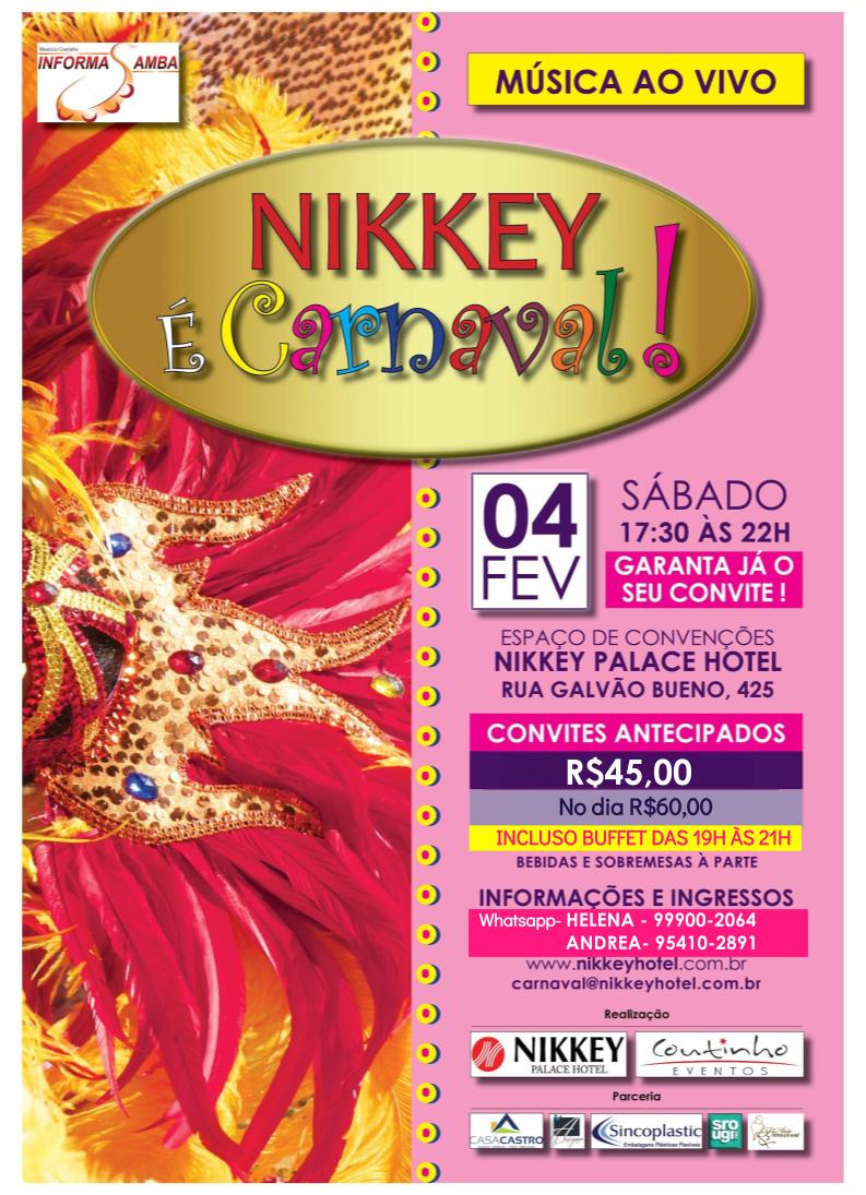 Realizações 2017- Nikkey é Carnaval